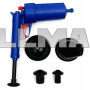 Пневматический вантуз высокого давления Toilet dredge GUN BLUE Drain Jet
